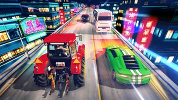 Tractor Traffic Racing Simulator 2019 Screenshot 1