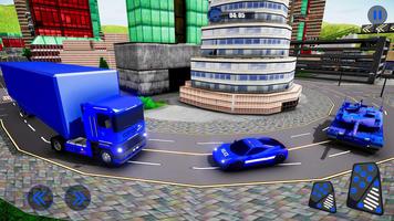 US Police Car Transporter - Plane Simulator screenshot 3