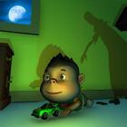 Baby in Dark Haunted House Zeichen