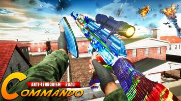 Fire Free Anti-Terrorism Commando Mission 2020 스크린샷 1