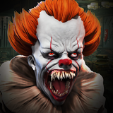 Scary Horror Clown Escape Game Zeichen