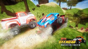 Offroad Crazy Monster Truck Driving Game Trials 3D Affiche