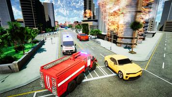 New York City FireFighter Truck Simulator 2020 capture d'écran 1