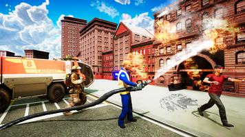 New York City FireFighter Truck Simulator 2020 capture d'écran 2