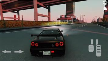 Skyline GTR-34 Drift Simulator capture d'écran 3