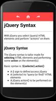 jQuery Tutorial & Reference captura de pantalla 2