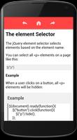 jQuery Tutorial & Reference ภาพหน้าจอ 3