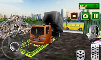 Ville Garbage Truck Simulator Affiche