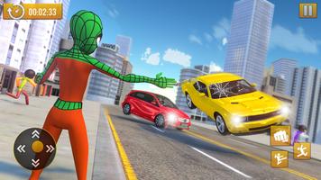 Spider Stickman Gangstar Crime Plakat