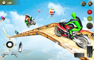 Superhero Mega Ramps: Spider Bike GT Stunt Games captura de pantalla 2