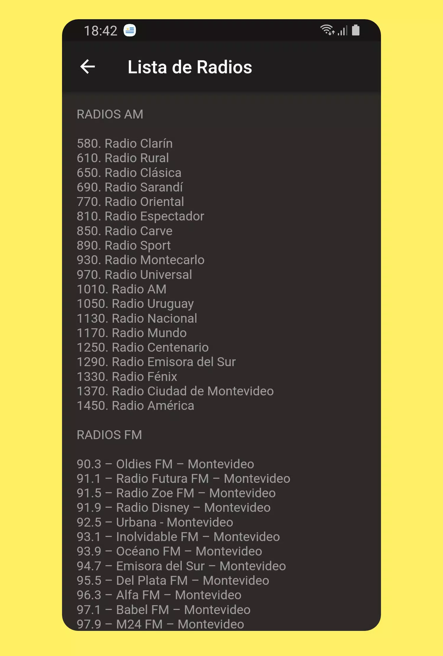 下载Radios Montevideo Uruguay AM FM Gratis的安卓版本