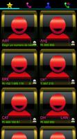 THEME SWIPE DIALER CRAZY COLORS BLACK screenshot 2