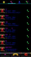 THEME SWIPE DIALER CRAZY COLORS BLACK screenshot 3