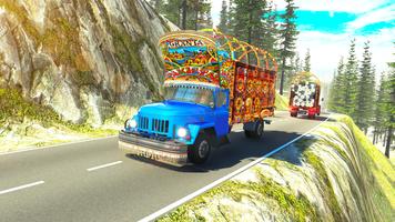 Heavy Pak Truck Driving Sim 3D Poster