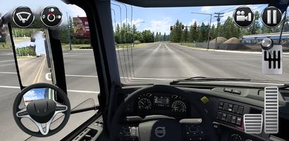 us truck simulator driving 3D Affiche