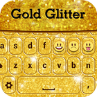Tema de teclado emoji oro icono