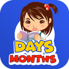 Learn Months and Days Zeichen