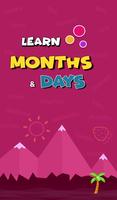 Learn Months and Days Affiche