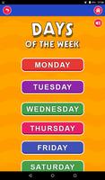 Learn Months and Days captura de pantalla 3