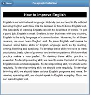 Paragraph Collection تصوير الشاشة 2