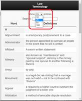 Basic Law Terms screenshot 2