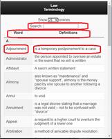 Basic Law Terms screenshot 3