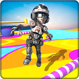 Knockout Stumble Run Fall Game أيقونة