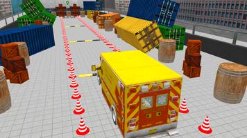 Ambulance parking 2025 game 3d Plakat