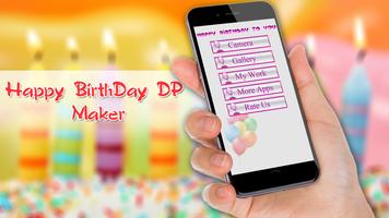Happy Birthday Profile DP Maker 2018 Plakat