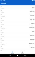 A to Z Phonetic Alphabet syot layar 2