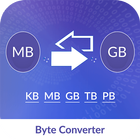 Icona KB to MB MB to GB or GB to KB : All Byte Converter