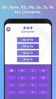 KB to MB MB to GB or GB to KB : All Byte Converter capture d'écran 1
