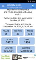 Sobriety Clock ảnh chụp màn hình 1