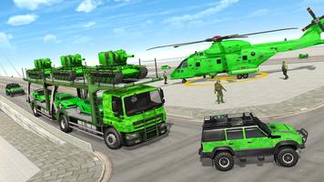 Army Car Transporter Game स्क्रीनशॉट 2