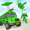 Bus Robot Car Games Drone War