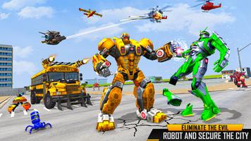 Bus Robot Car Games Drone War Screenshot 3