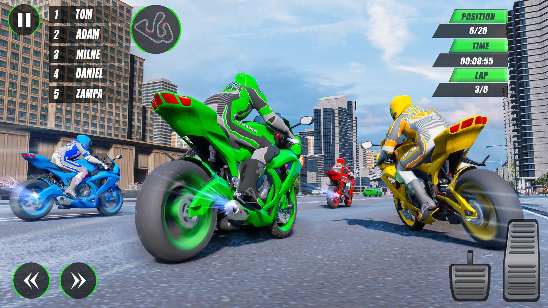 Jeux de moto de course de vélo APK pour Android Télécharger