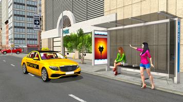 Grand Taxi Simulator 3d Games Ekran Görüntüsü 1