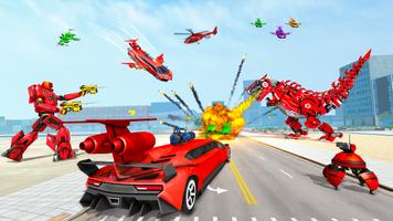 Limo Dino Car Robot Transform screenshot 1