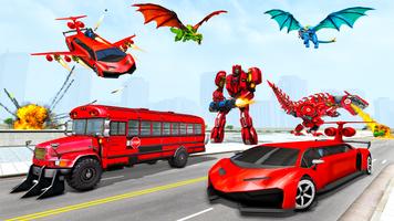 Limo Dino Car Robot Transform screenshot 3