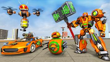 Robot Ball Car Transformer le jeu :Jeux de Robot capture d'écran 2