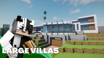 Modern House Map for Minecraft poster