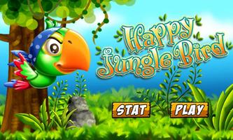 Happy Jungle Bird Affiche