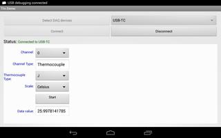 Temperature Input Demo captura de pantalla 1