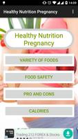 Healthy Nutrition Pregnancy โปสเตอร์