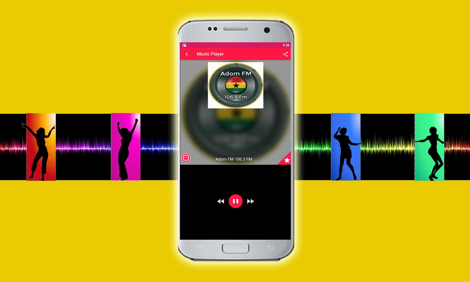 Adom FM GhanaWeb Music 106.3 FM Ghana Radio Online for Android - APK  Download