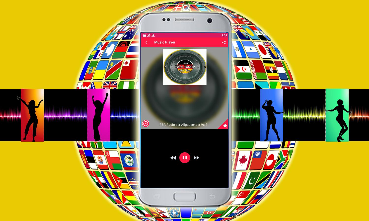 RSA Radio Deutschland Hören InternetRadio Live App für Android - APK  herunterladen