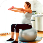 Healthy Pregnant Yoga Exercise आइकन