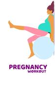 Healthy Pregnant Yoga Exercise Plakat