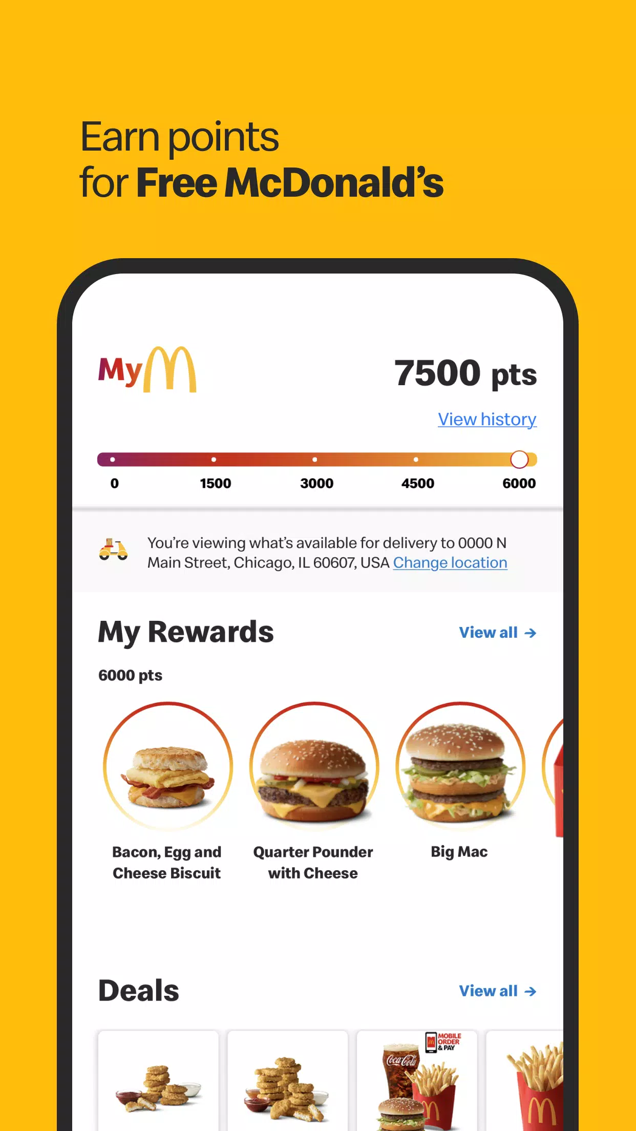 McDonald's App para Android e iOs - Descarga de graça!